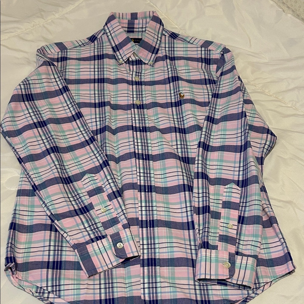 Ralph Lauren Blue Label Pastel Plaid Shirt